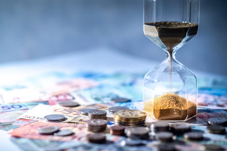 砂時計とお金